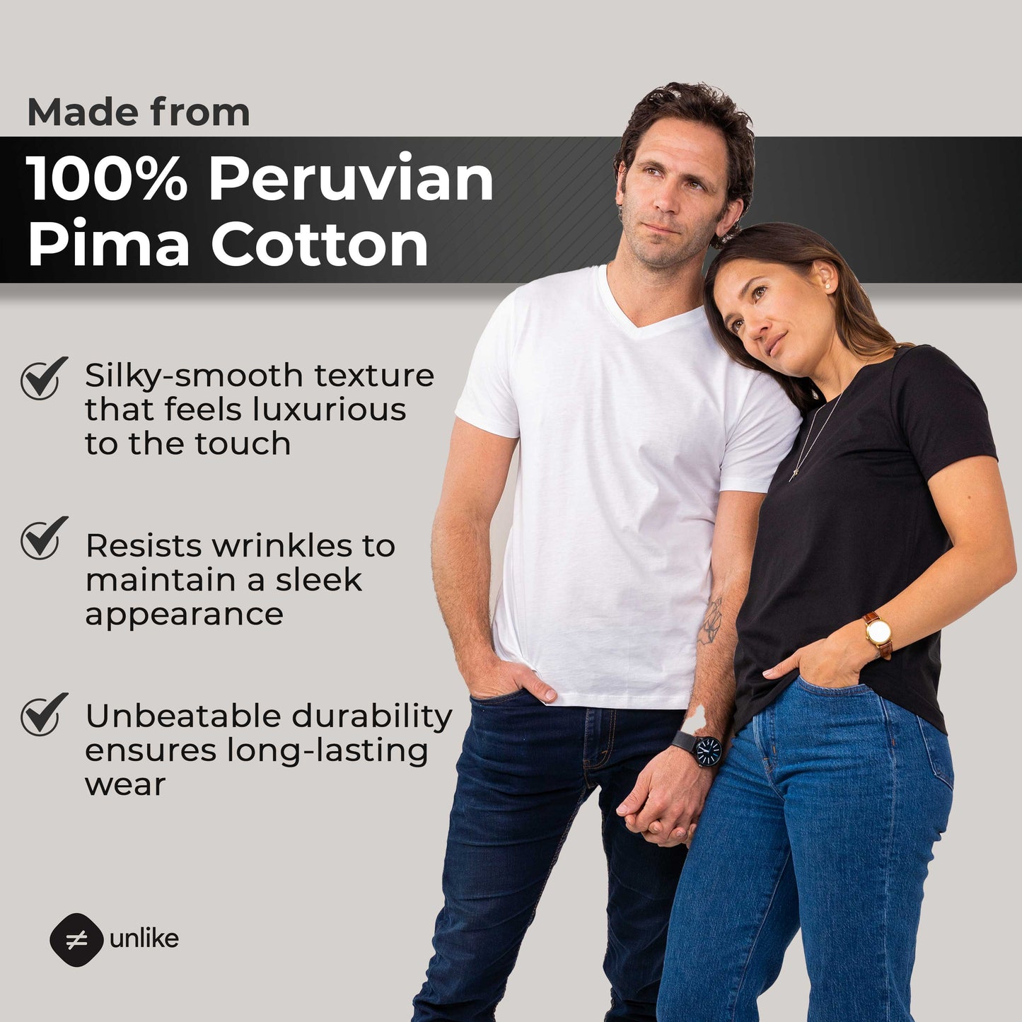 Men V-Neck Black Pack x3
